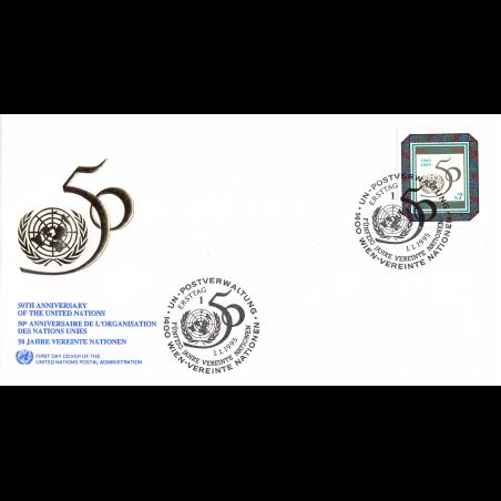 ONU Vienne - 1995 - 198 - 50e anniv de l'organisation des Nations Unies