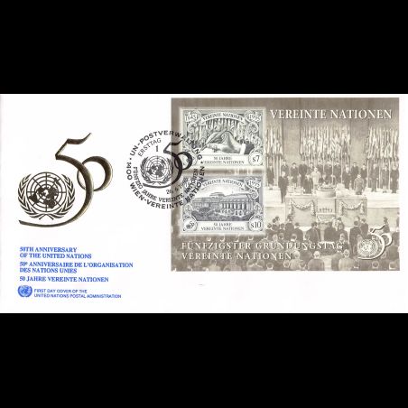 ONU Vienne - 1995 - BF 6 - 50e anniversaire des Nations Unies