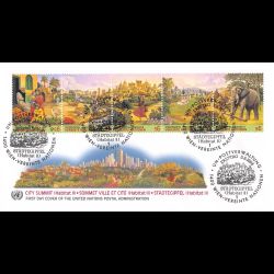ONU Vienne - 1996 - 229 à 233 - Sommet ville et et citéà Istanbul (Turquie)