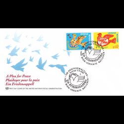 ONU Vienne - 1996 - 236 / 237 - Plaidoyer pour la paix