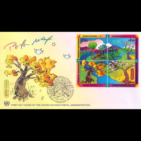 ONU Vienne - 1997 - 246 à 249 - Sommet planète Terre + 5