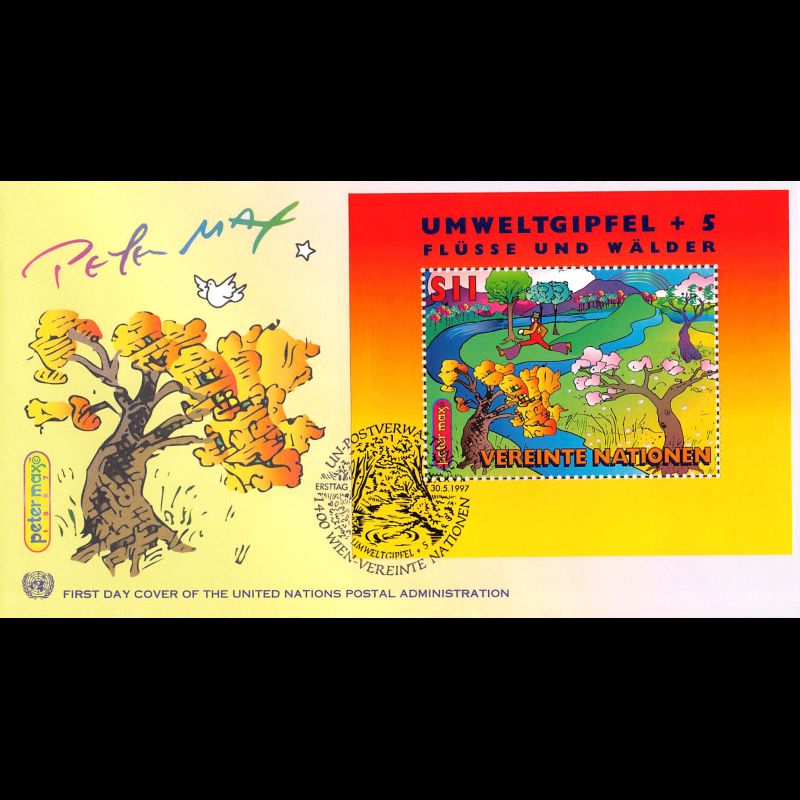 ONU Vienne - 1997 - BF 8 - Sommet planète Terre + 5