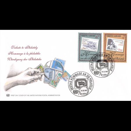 ONU Vienne - 1997 - 255 / 256 - Hommage à la Philatélie