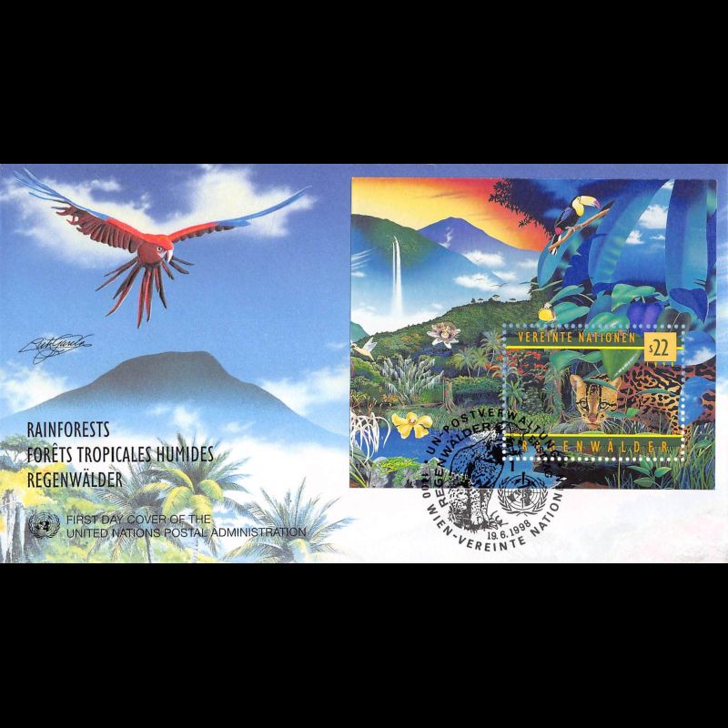 ONU Vienne - 1998 - BF 9 - Les forêts tropicales humides