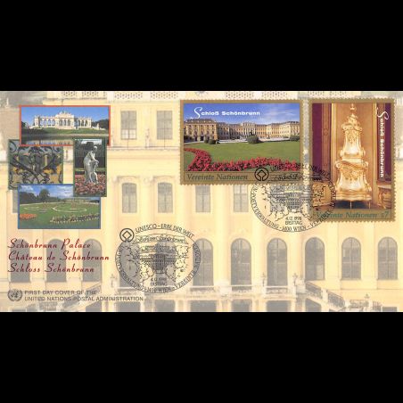 ONU Vienne - 1998 - 288 / 289 - Le château de Schönbrunn. Patrimoine mondial
