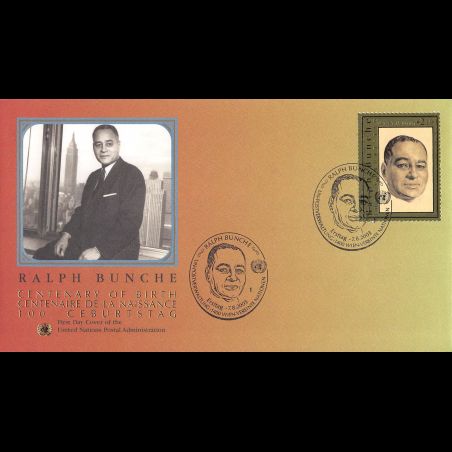 ONU Vienne - 2003 - 408 - Centenaire naissance de Ralph Bunche