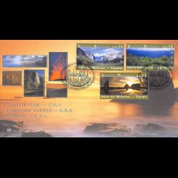 ONU Vienne - 2003 - 412 / 417 - Patrimoine mondial. Etats-Unis