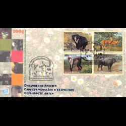 ONU Vienne - 2004 - 418 à 421 - Espèces animales menacées d'extinction