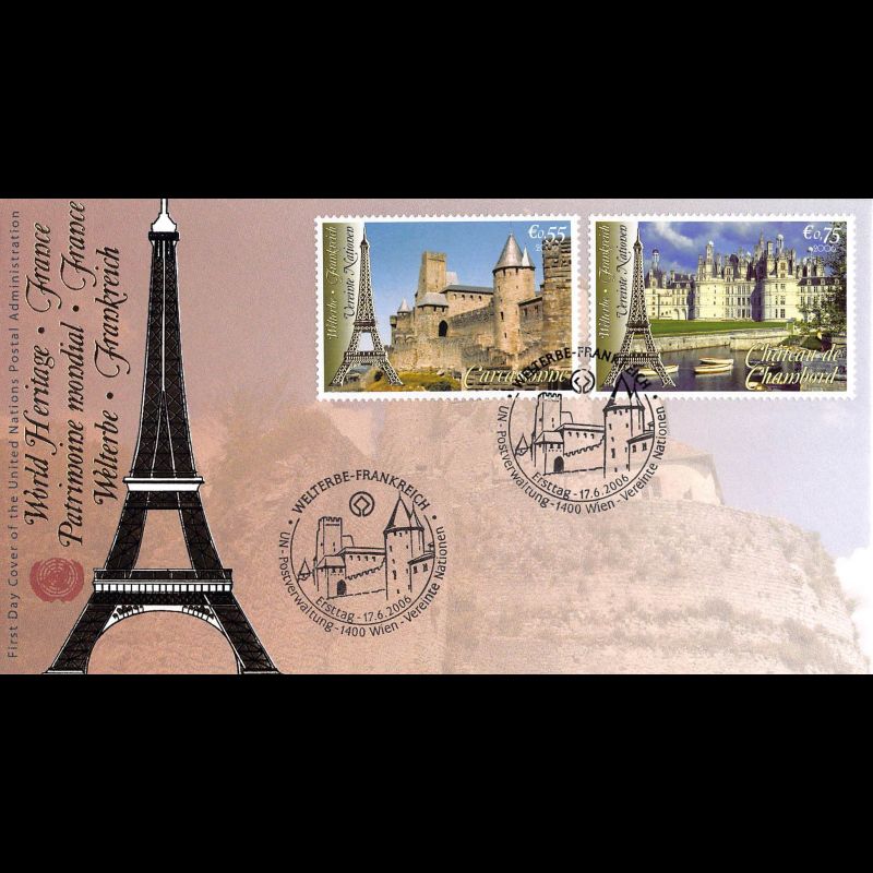 ONU Vienne - 2006 - 478 / 479 - Patrimoine mondial. France