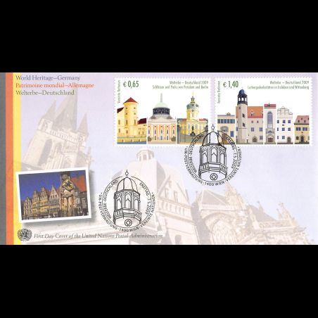 ONU Vienne - 2009 - 607 / 608 - Patrimoine mondial. Allemagne
