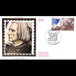 FDC - Franz Liszt, oblit PJ...