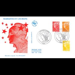 FDC - Marianne et l'europe...