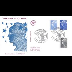 FDC - Marianne et l'europe...
