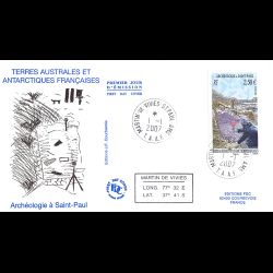 FDC - Archéologie à Saint...