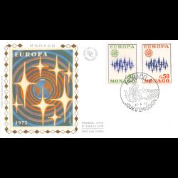 FDC soie - Europa 72, oblit...