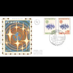 FDC soie - Europa 72, oblit PJ 27/4/72