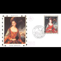 FDC soie - Tableau - Louise Hippolyte, oblit PJ 4/12/72
