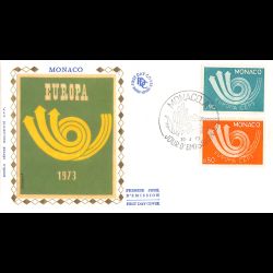 FDC soie - Europa 73, oblit PJ 30/4/73