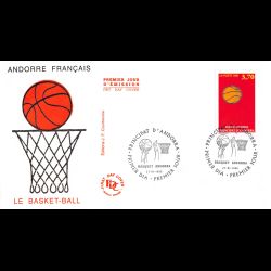 FDC - Le Basket-ball, oblit...