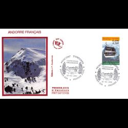 FDC - Station de Ski, oblit...