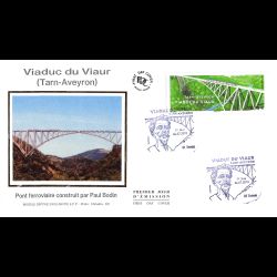 FDC soie - Viaduc du Viaur...