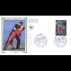 FDC soie - Fête du timbre...