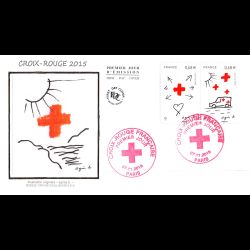 FDC soie - Croix rouge (les...