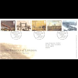 FDC Royal Mail - Les ponts...