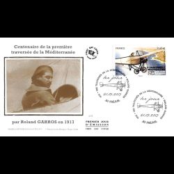FDC soie - Centenaire 1ère...