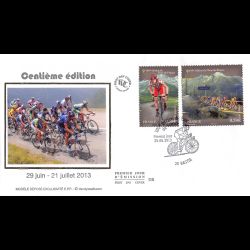FDC soie - 100e édition du...