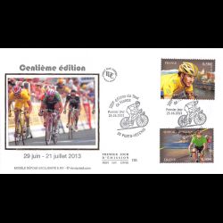 FDC soie - (3 sur 4) 100e...