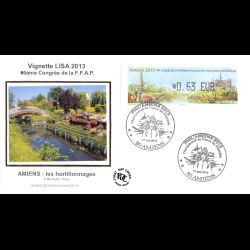 FDC soie LISA - 86e congrès...