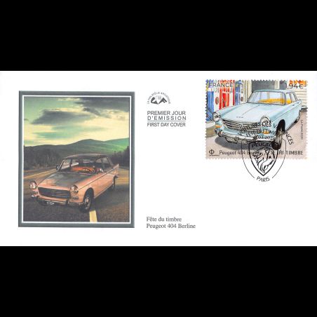 CEF - Fête du timbre. Peugeot 404 Berline - 28/3/2020 Paris