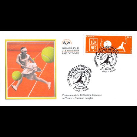 CEF - Suzanne Lenglen. Centenaire de la F.F.T - 30/10/2020 Paris