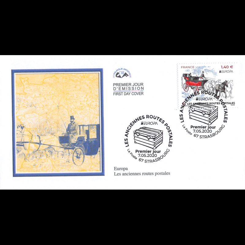 CEF - Europa. Anciennes routes postales - 7/5/2020 Strasbourg