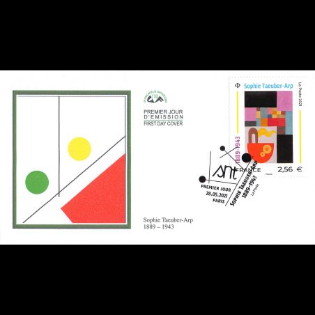 CEF - Tableau Sophie Taeuber-Arp (1889 - 1943) - 28/5/2021 Paris