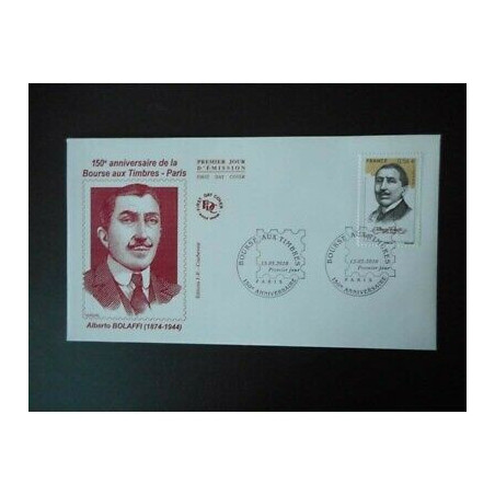 FDC - 150e anniv bourse aux timbres, Alberto Bolaffi - oblit 13/5/2010 Paris