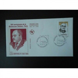 FDC - 150e anniv bourse aux timbres, Lucien Berthelot - oblit 13/5/2010 Paris