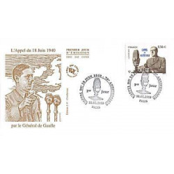 FDC - 70e anniv appel du 18...