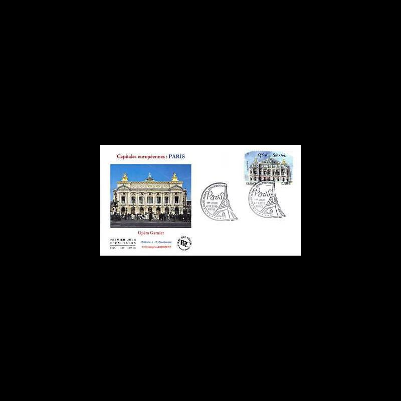 FDC - Capitales européennes, Paris, opéra Garnier, oblit 4/11/10 Paris