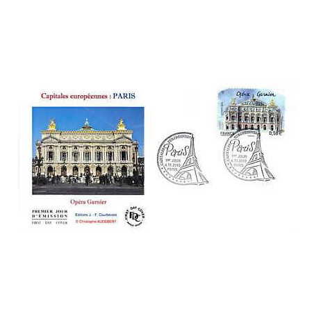 FDC - Capitales européennes, Paris, opéra Garnier, oblit 4/11/10 Paris