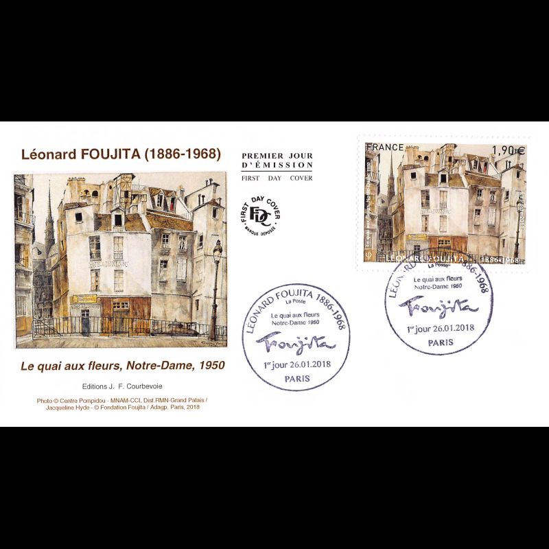 FDC JF - Tableau Léonard Foujita - 26/1/2018 Paris
