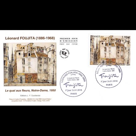 FDC JF - Tableau Léonard Foujita - 26/1/2018 Paris