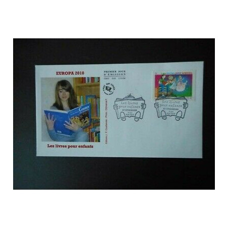 FDC - Europa 2010, les livres pour enfants - oblit 9/5/2010 Strasbourg