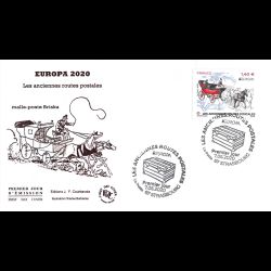 FDC JF - Europa. Anciennes routes postales - 7/5/2020 Strasbourg