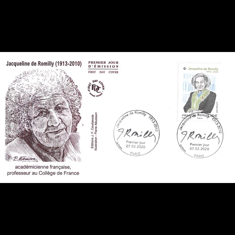 FDC JF - Jacqueline de Romilly (1913 - 2010) - 7/2/2020 Paris