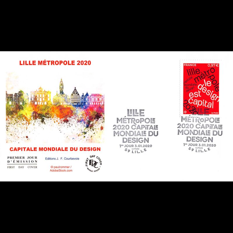 FDC JF - Lille 2020, capitale mondiale du design - 3/1/2020