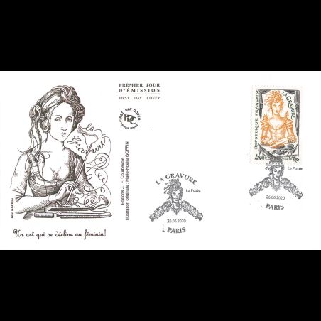 FDC JF - 50 ans de gravure à Boulazac - 26/6/2020 Paris