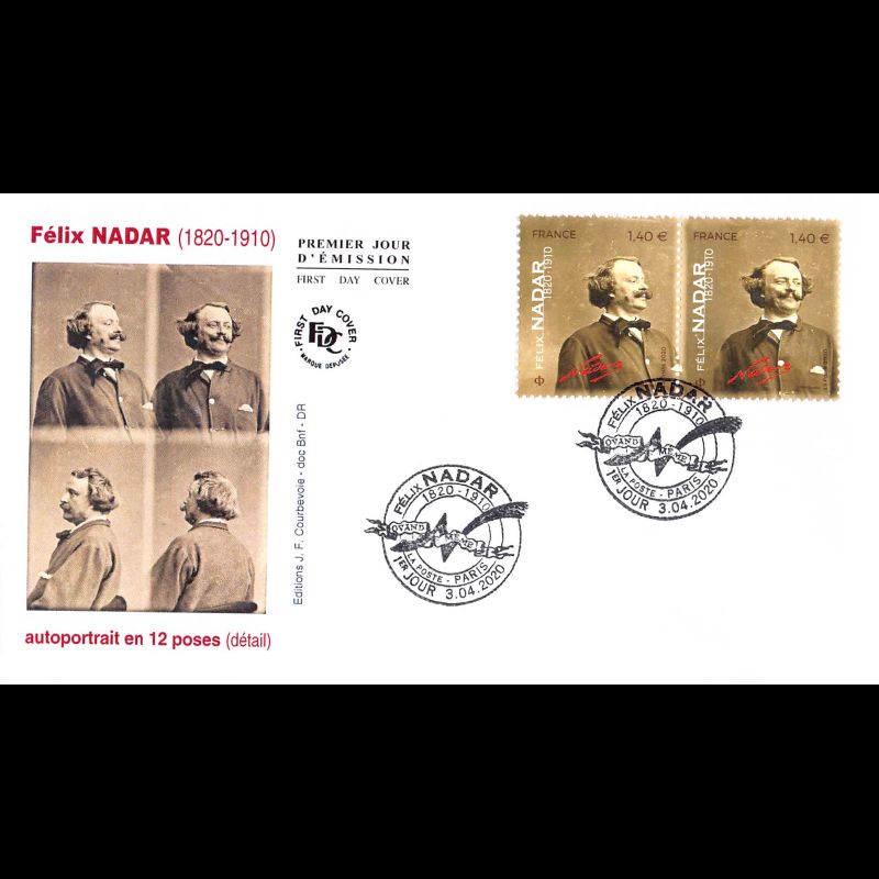 FDC JF - Autoportrait Nadar (2 env) - 3/4/2020 Paris