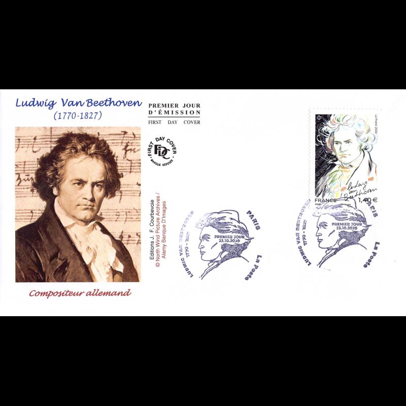 FDC JF - Ludwig van Beethoven (1770 - 1827) - 23/10/2020 Paris